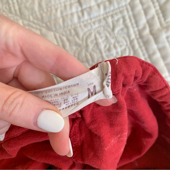 Hollister red bird pajama pants - Picture 2 of 2